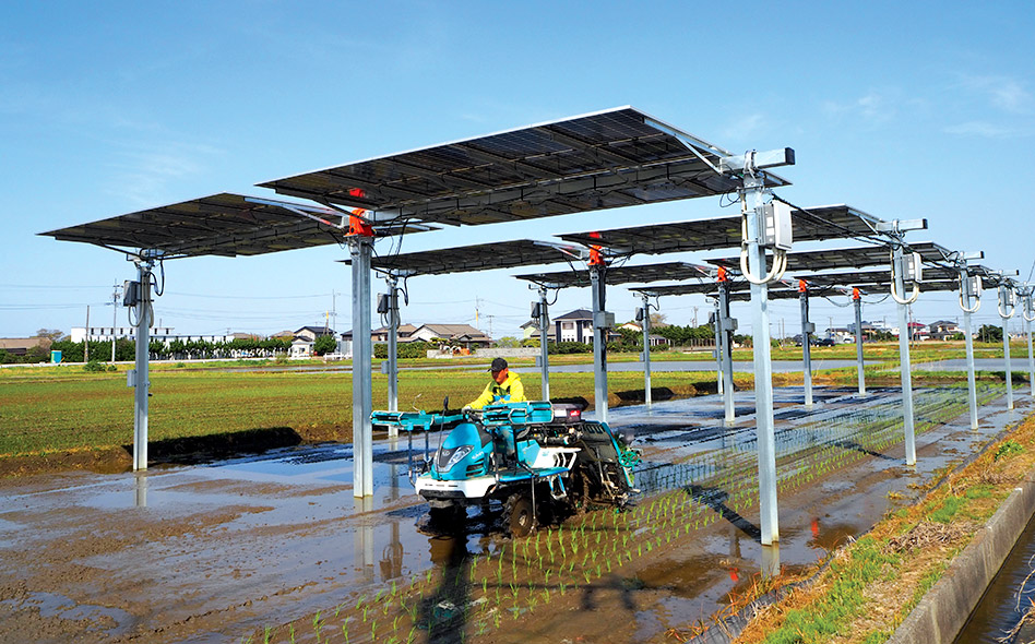 次世代型営農太陽光発電システム(ezTarcker D2P)